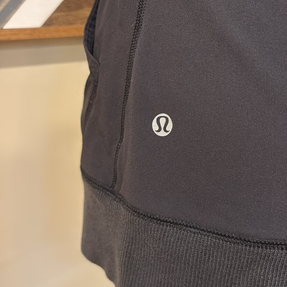Lululemon Voyage Hoodie Full Zip Sweatshirt Jacket Stretch French Terry Black 4 - Picture 7 of 9